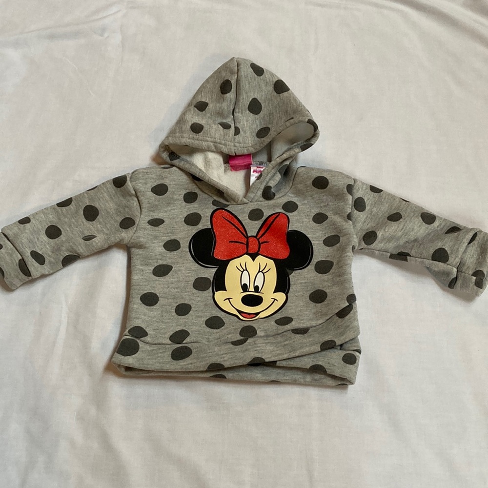 Disney Minnie polka dot hoodie